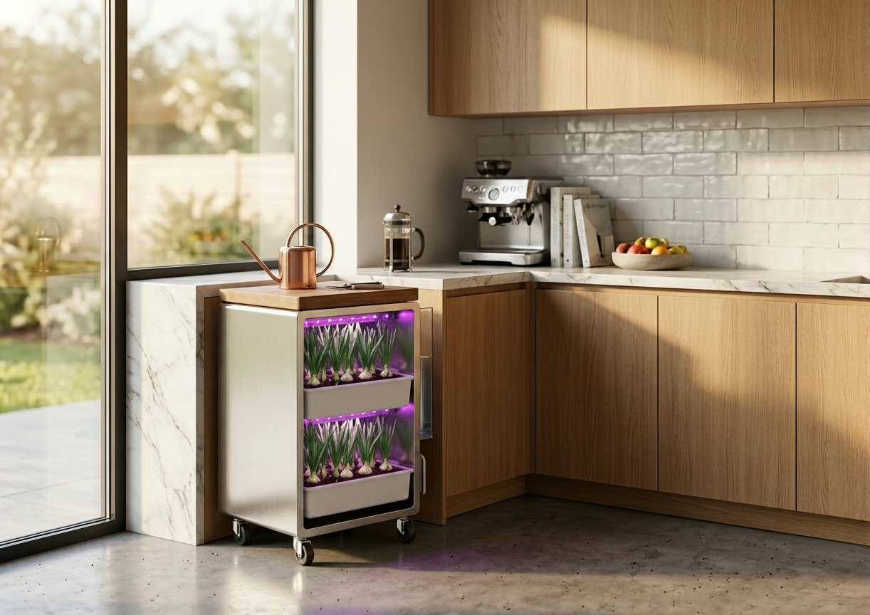 주방에서의 Rootie